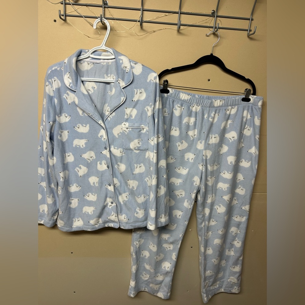2/$30⚡️- PJs | Women’s Joe Fresh PJ set fleece holiday collection size XL
